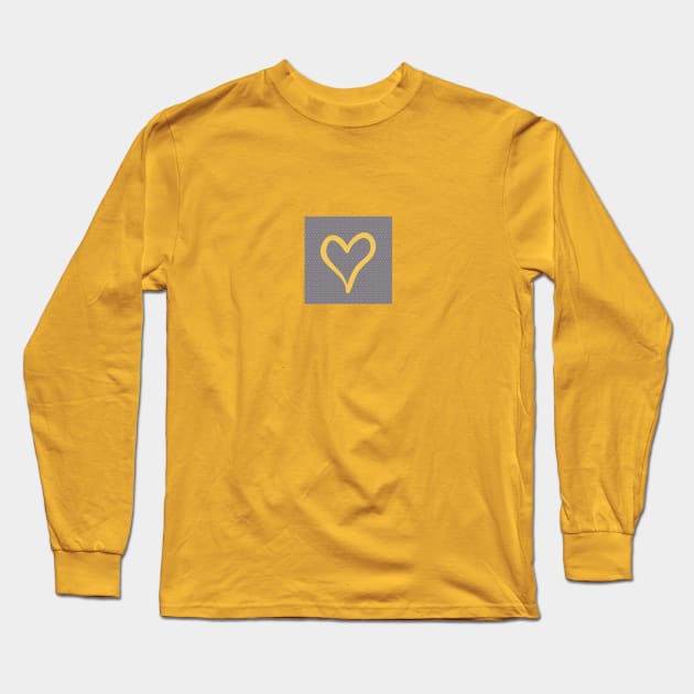 Yellow Love Long Sleeve T-Shirt by livmilano